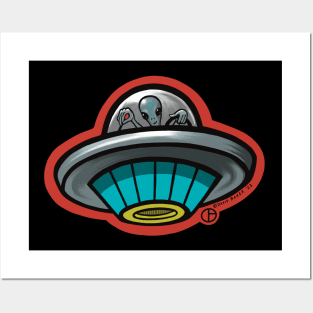 Hot Rod UFO Posters and Art